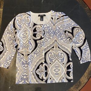 White House Black Market 3/4 sleeve Cardigan